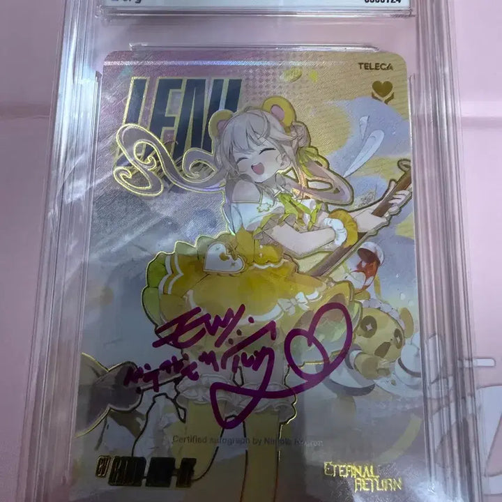 [BUNJANG] Eternal Return (ER) Lenny Autographed Signature Card Set / 이터널리턴 레니 친필사인, 시그니쳐사인 카드 셋트