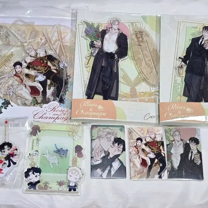 [BUNJANG] ROSE &amp; CHAMPAGNE (Jangsham) China Goods Acrylic Stand Photocard Bundle Set / 장미와 샴페인 장샴 중국굿즈 아크릴스탠드 포토카드 일괄판매