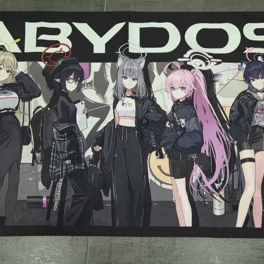 [BUNJANG] Blue Archive Abydos Fabric Poster Set / 블루아카이브 현대백화점 아비도스 페브릭포스터