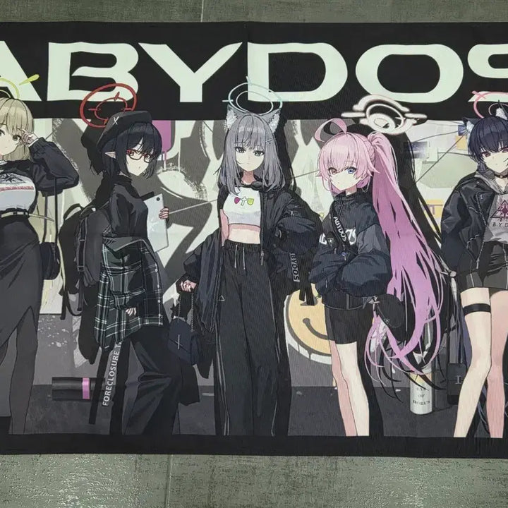 [BUNJANG] Blue Archive Abydos Fabric Poster Set / 블루아카이브 현대백화점 아비도스 페브릭포스터