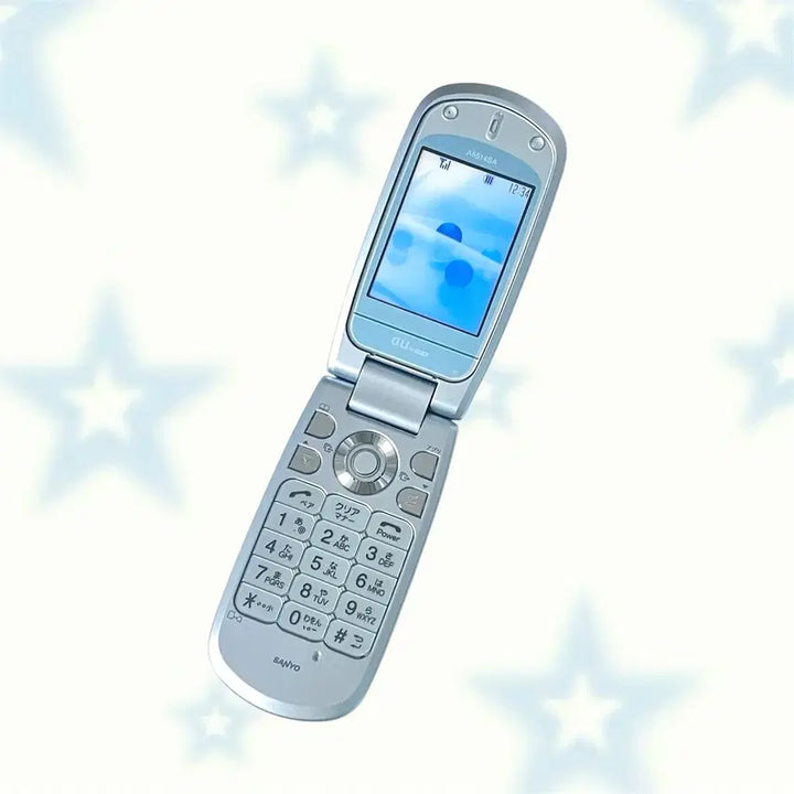 [BUNJANG] Sanyo Docomo Folder Phone Mockup / 산요 민트 목업폰 일본 모형폰 폴더폰 핸드폰 휴대폰 도코모 y2k