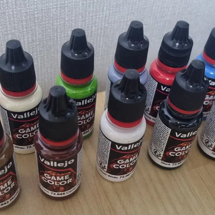 [BUNJANG] Vallejo Acrylic Paint Set (19 Colors) / 바예호 아크릴 물감 19종