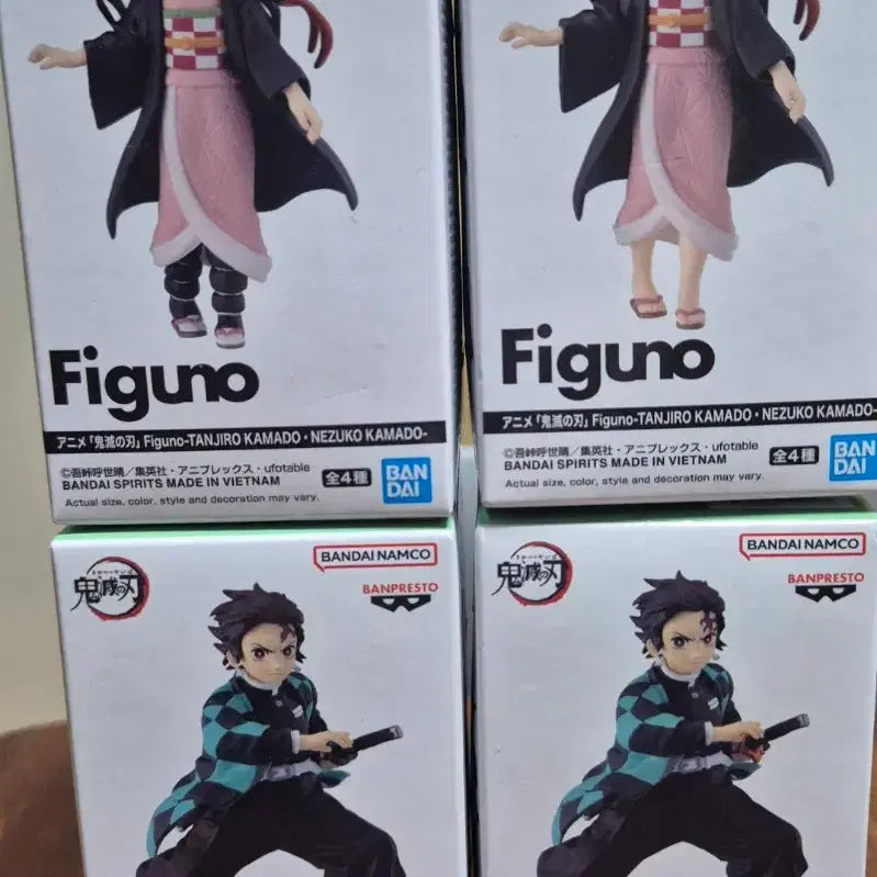 [BUNJANG] Aniplex Demon Slayer: Kimetsu no Yaiba Figuarts Mini Full Set - Tanjiro &amp; Nezuko / 미개봉 풀셋))  귀멸의 칼날 피그노 셋트 탄지로 네즈코(a,b,c,d 풀셋)