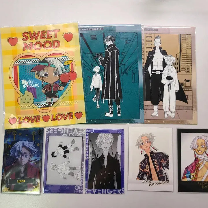[BUNJANG] Tokyo Revengers Kurokawa Izana Original Art Exhibition Card Set / 도쿄 리벤져스 도리벤 쿠로카와 이자나 원화전 파샤 지류 포토카드 엽서