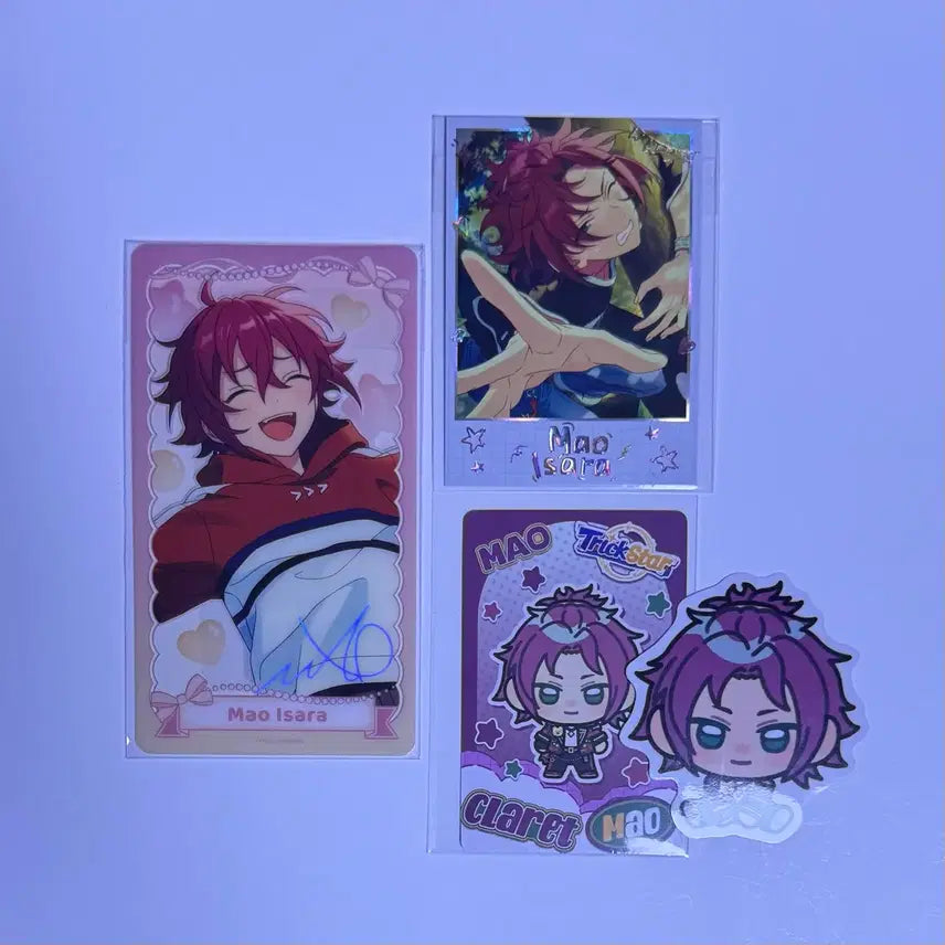 [BUNJANG] Ensemble Stars! Mao Isara Chibi Doushin Clear Card Prologue Polaroids Bundle Set / 앙스타 이사라 마오 치비동심 클리어카드 서장 프롤로그 폴라로이드 와글와글