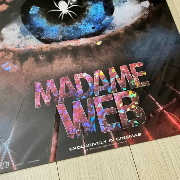 [BUNJANG] Madame Web Marvel Movie ScreenX Poster (A3) Limited Edition / [초희귀한정판]영화 마블 마담웹 스크린엑스 포스터(A3)