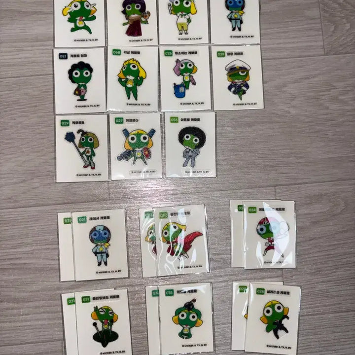 [BUNJANG] Keroro 1st Edition Sticker Set Individual Sale / 케로로 1탄 띠부씰 개별판매 (실시간 수정)