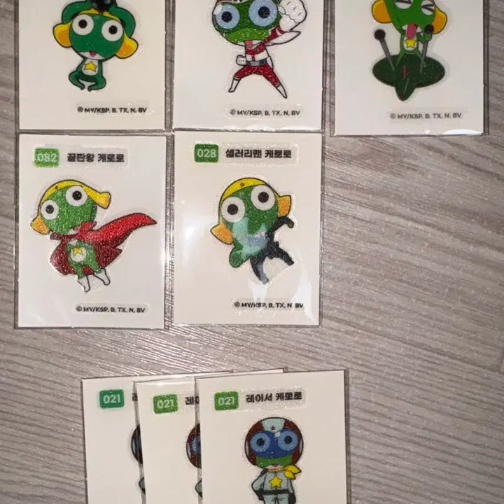 [BUNJANG] Keroro 1st Edition Sticker Set Individual Sale / 케로로 1탄 띠부씰 개별판매 (실시간 수정)