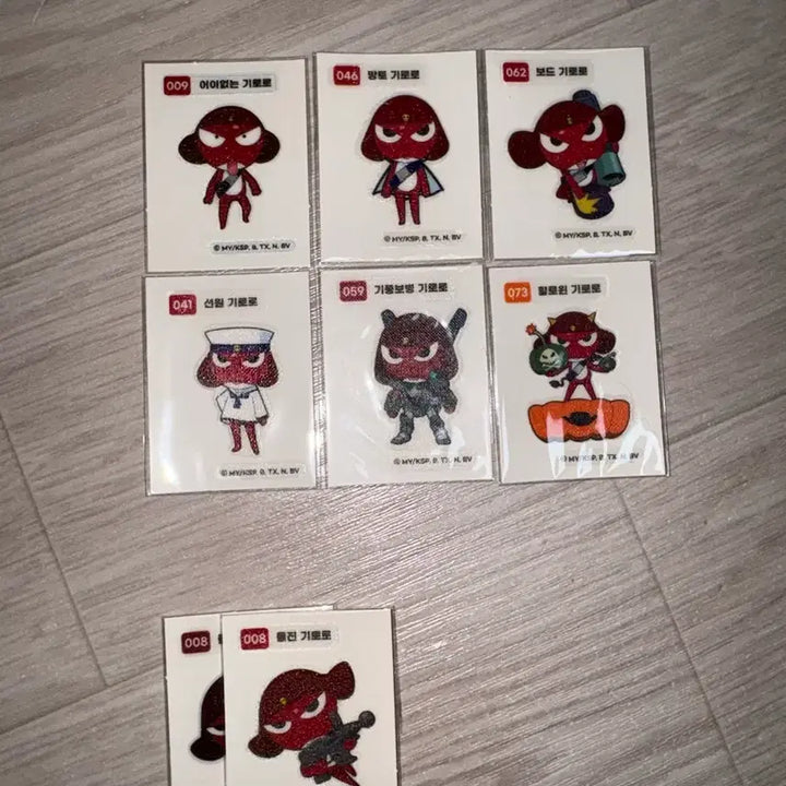 [BUNJANG] Keroro 1st Edition Sticker Set Individual Sale / 케로로 1탄 띠부씰 개별판매 (실시간 수정)