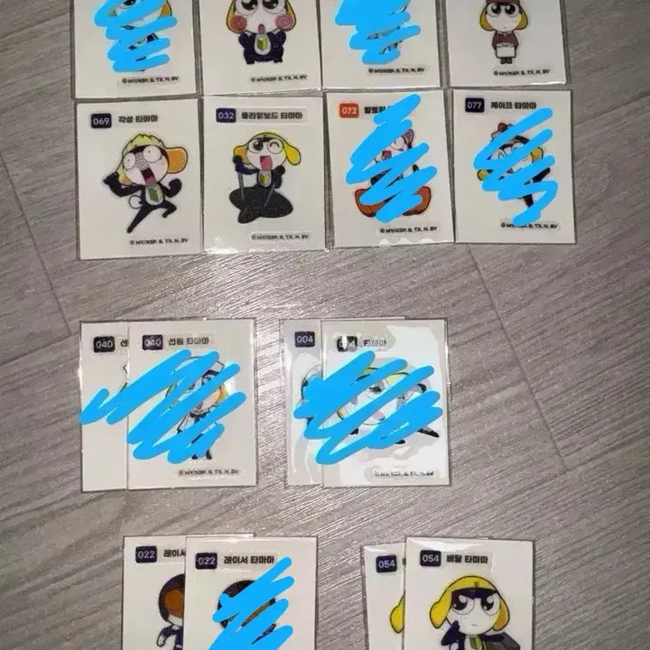[BUNJANG] Keroro 1st Edition Sticker Set Individual Sale / 케로로 1탄 띠부씰 개별판매 (실시간 수정)