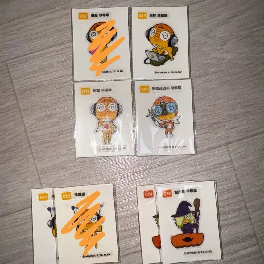 [BUNJANG] Keroro 1st Edition Sticker Set Individual Sale / 케로로 1탄 띠부씰 개별판매 (실시간 수정)