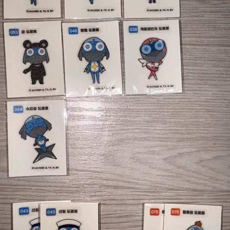 [BUNJANG] Keroro 1st Edition Sticker Set Individual Sale / 케로로 1탄 띠부씰 개별판매 (실시간 수정)