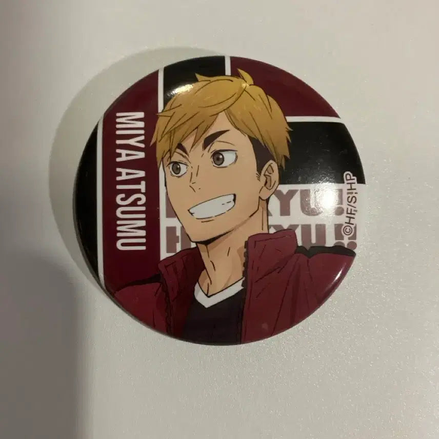 [BUNJANG] Haikyuu!! 10th Anniversary Exhibition Atsumu Canned Badge / 하이큐 10주년 전시회 캔뱃지 아츠무