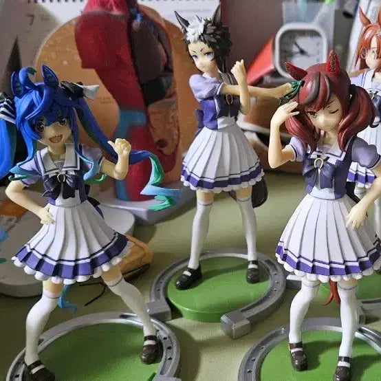 [BUNJANG] Banpresto Uma Musume: Pretty Derby Figure 4 Types Set (Unsealed) / 개봉 ) 반프레스토 우마무스메 프리티더비 피규어 4종 일괄
