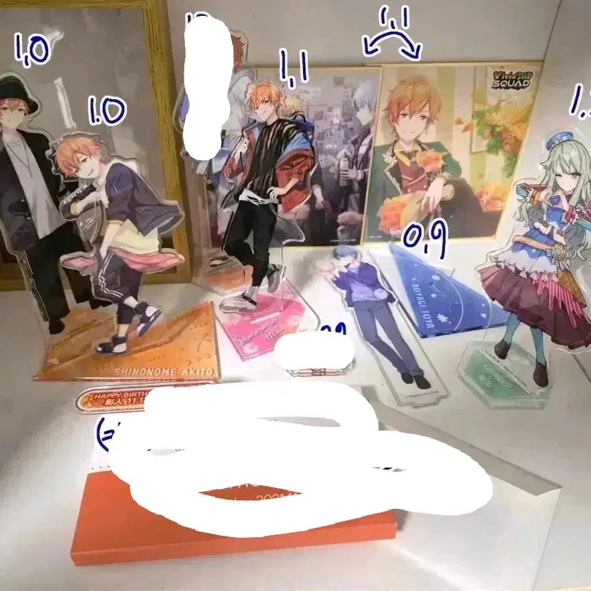 [BUNJANG] Project SEKAI Akito Toya Nene Bi-Base Acrylic Stand / 급전) 프세카 아키토 토우야 네네 비배스