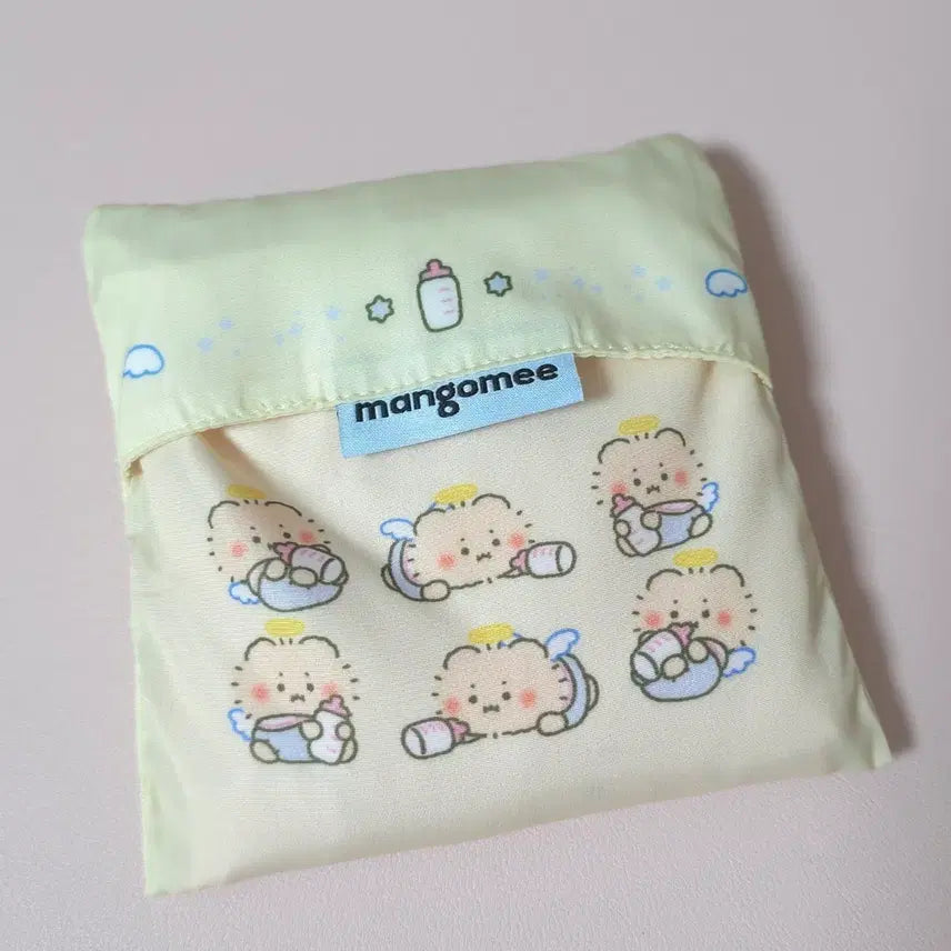[BUNJANG] Nareun Manggeureojin Gom (Sleepy Cat) Folding Shopping Bag / 나른 망그러진곰 망곰 폴딩 장바구니