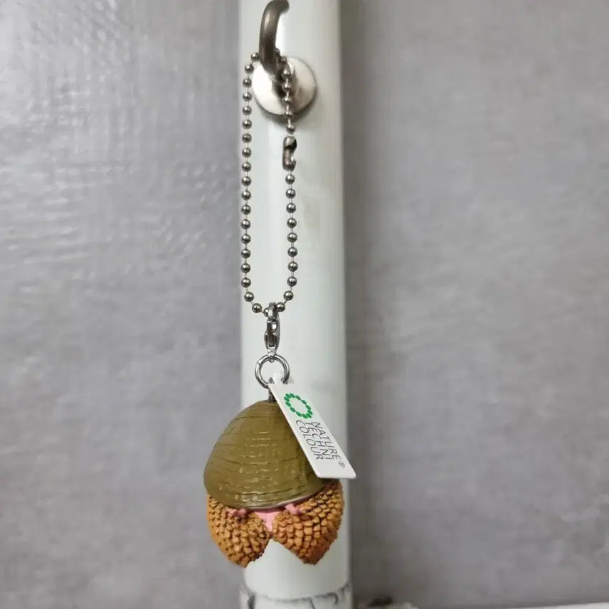 [BUNJANG] NTC Nature Technical Ikimon Deep Sea Creature Series 1 Scaly Whelk Yellow Keychain / NTC 네이처테크니컬러 이키몬 심해생물 1탄 비늘발고둥 황색 키링