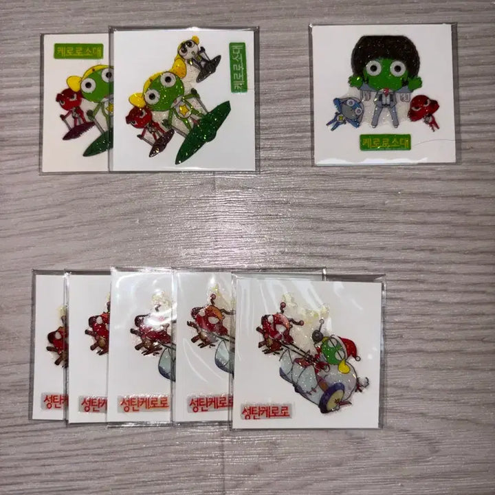 [BUNJANG] Keroro Shani (Banjjak) Group Seal / 케로로 샤니 (반짝)단체씰 판매