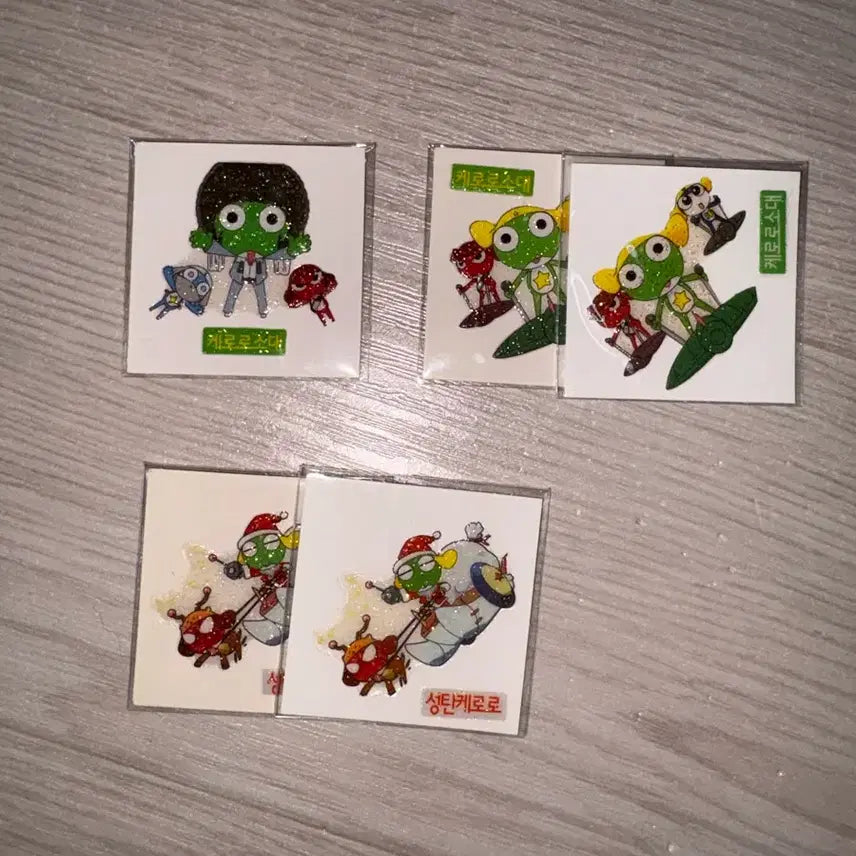 [BUNJANG] Keroro Shani (Banjjak) Group Seal / 케로로 샤니 (반짝)단체씰 판매