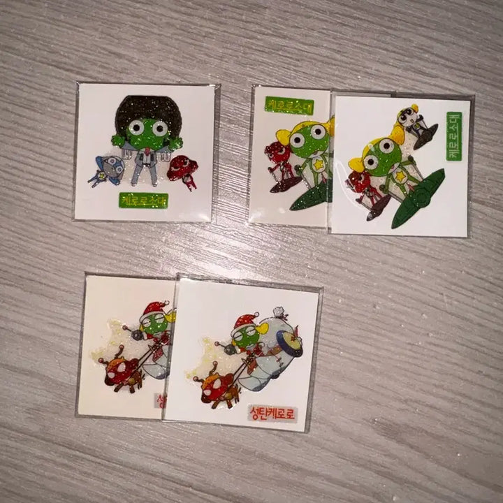 [BUNJANG] Keroro Shani (Banjjak) Group Seal / 케로로 샤니 (반짝)단체씰 판매