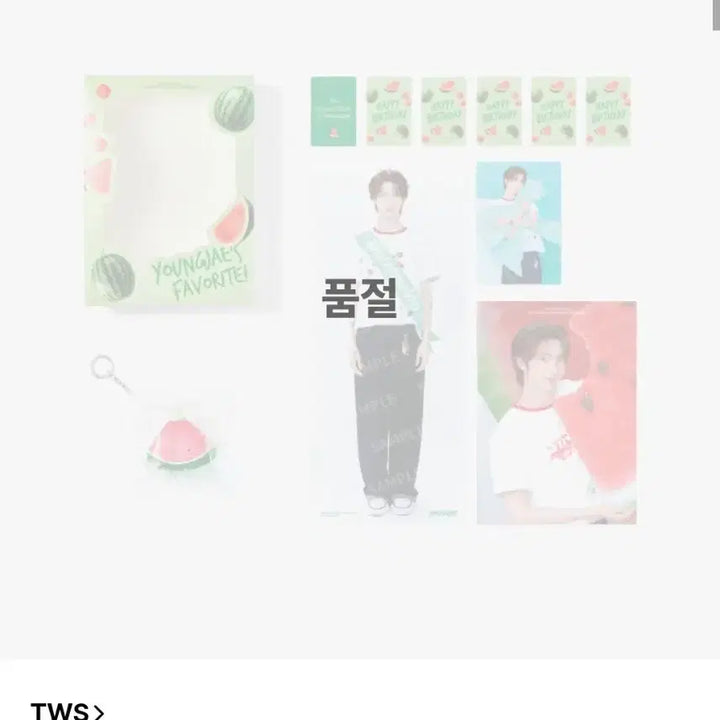 [BUNJANG] TWS Youngjae Birthday Box (Photocard Excluded) / TWS 영재 생일박스