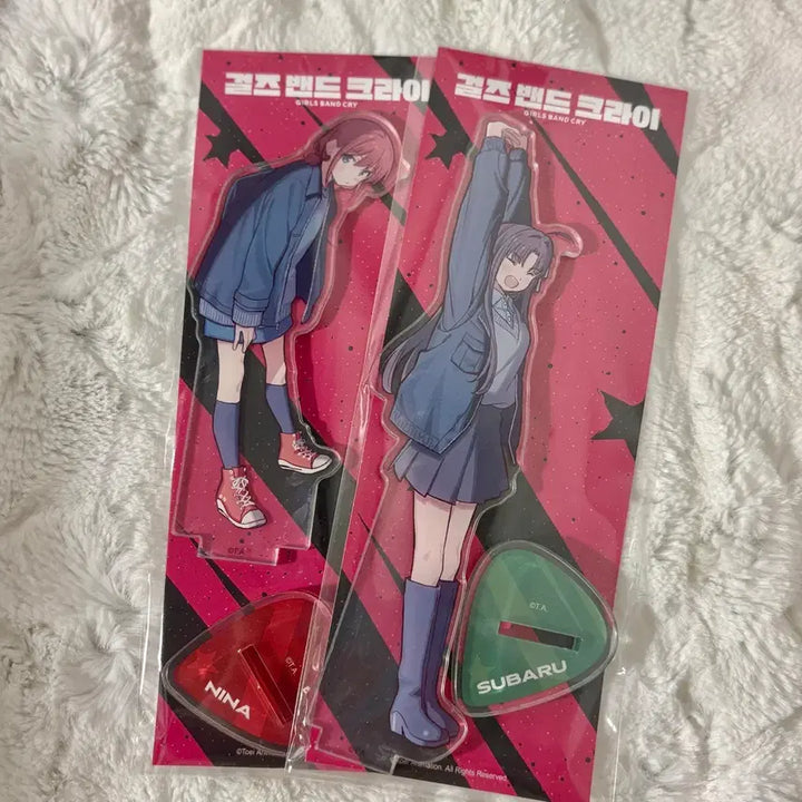 [BUNJANG] Girls Band Cry Collaboration Cafe Acrylic Standee (Iseri Nina, Awawa Subaru) / 걸즈밴드크라이 콜라보카페 아크릴 이세리 니나 아와 스바루 아크릴 스탠드