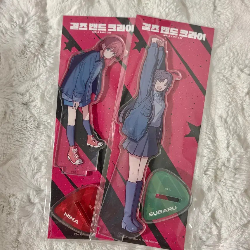 [BUNJANG] Girls Band Cry Collaboration Cafe Acrylic Standee (Iseri Nina, Awawa Subaru) / 걸즈밴드크라이 콜라보카페 아크릴 이세리 니나 아와 스바루 아크릴 스탠드
