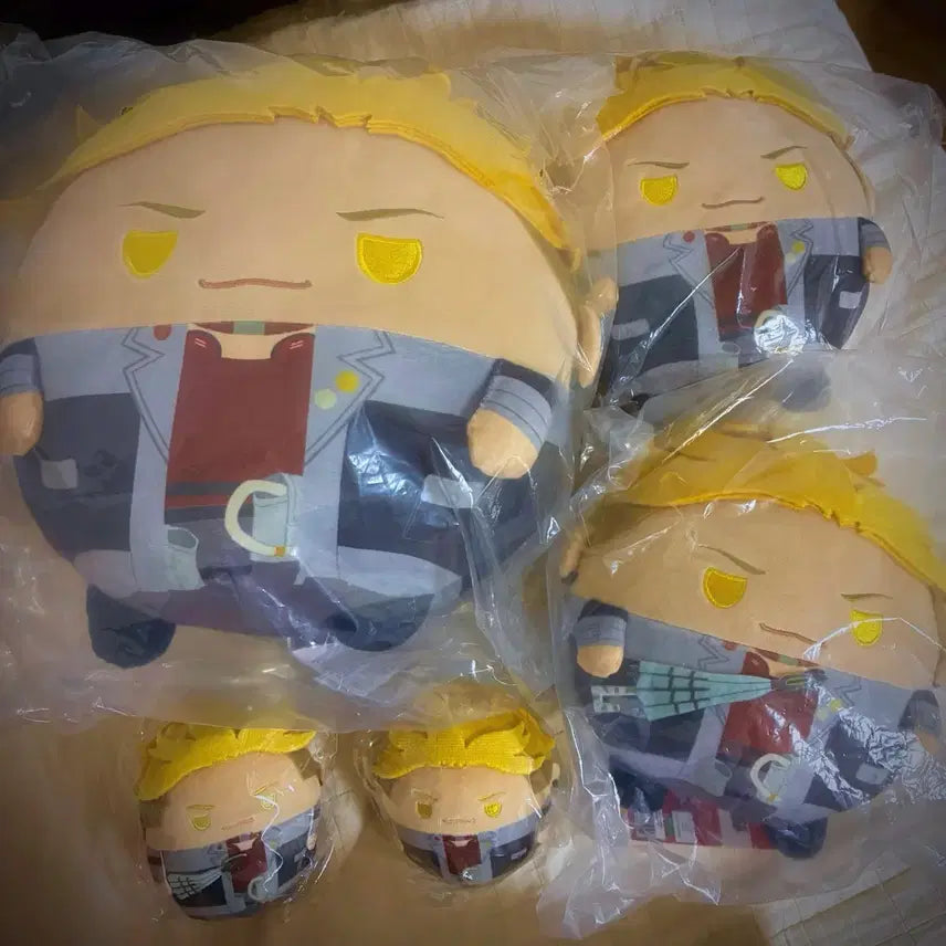 [BUNJANG] Chainsaw Man Denji Fuwakororin Plush Complete Set (All Sizes with Bonus) / 가치아쿠타 엔진 후와코로링 누이 특전 포함 전 사이즈 일괄