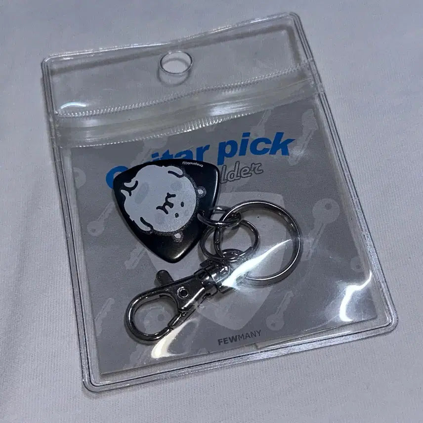 [BUNJANG] Nongdamgom Damgom Guitar Pick Keyring / 농담곰 담곰이 기타 피크 키링 새상품