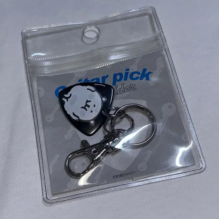 [BUNJANG] Nongdamgom Damgom Guitar Pick Keyring / 농담곰 담곰이 기타 피크 키링 새상품