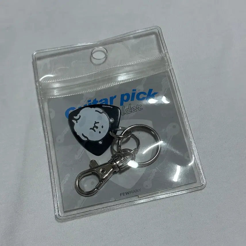[BUNJANG] Nongdamgom Damgom Guitar Pick Keyring / 농담곰 담곰이 기타 피크 키링 새상품