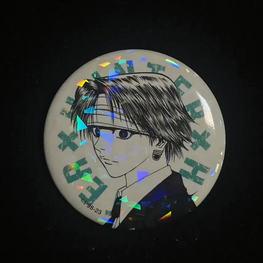 [BUNJANG] Hunter x Hunter Chrollo Lucilfer Can Badge / 헌터헌터 잘생긴 클로로 캔벳지 민트코어 가능