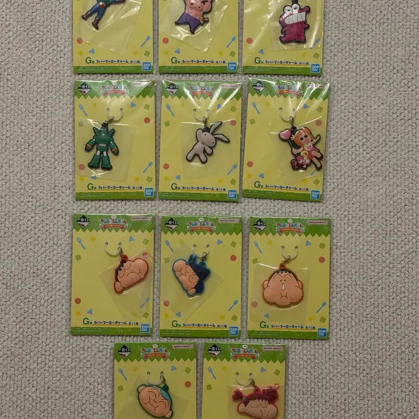 [BUNJANG] Crayon Shin-chan "Belly Full G" Ichiban Kuji Full Set Keychain / 미개봉, 새상품) 짱구 배불러 G 풀세트 / 짱구 G / 짱구 키링