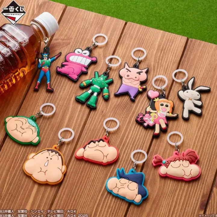 [BUNJANG] Crayon Shin-chan "Belly Full G" Ichiban Kuji Full Set Keychain / 미개봉, 새상품) 짱구 배불러 G 풀세트 / 짱구 G / 짱구 키링