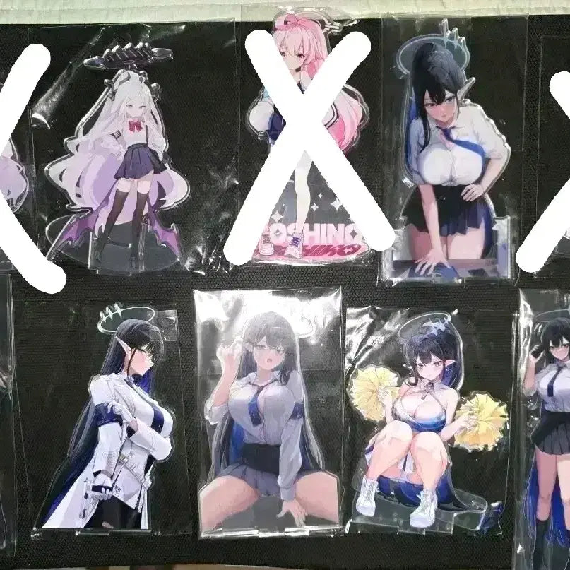 [BUNJANG] Blue Archive Acrylic Standee Set / 블루아카이브 아크릴 정리