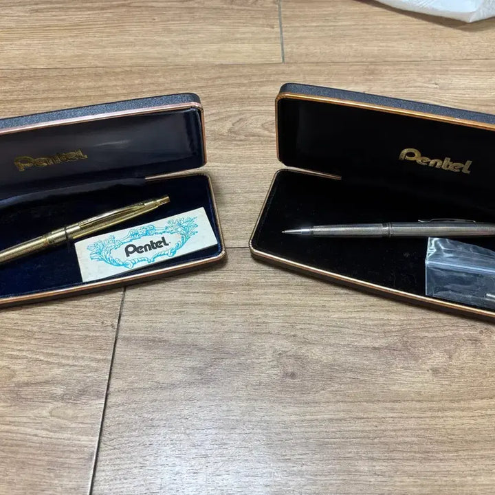 [BUNJANG] Pentel Scepter Sterling Silver/Gold Filled Fountain Pen Set / Pentel Scepter 샤프 스털링 실버/골드 필드 일괄판매
