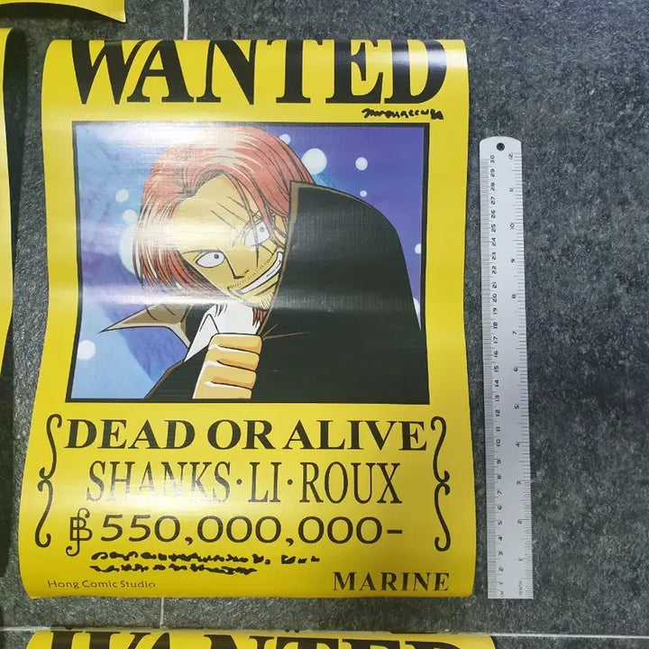 [BUNJANG] One Piece Wanted Poster Set (Zoro, Sanji, Ace, Franky, Nico Robin, Brook, Shanks) / 원피스 현상 수배서 세트 (조로, 상디, 에이스, 프랑키, 니코 로빈,