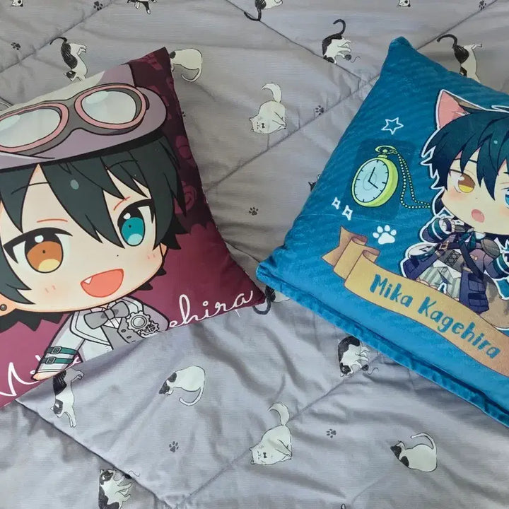 [BUNJANG] Ensemble Stars Mika Kagehira Chugata Cushion (Bundle Set) / (일괄판매)앙스타 카게히라 미카 중스타 쿠션 Sd