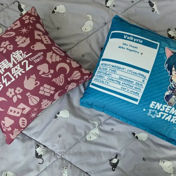 [BUNJANG] Ensemble Stars Mika Kagehira Chugata Cushion (Bundle Set) / (일괄판매)앙스타 카게히라 미카 중스타 쿠션 Sd