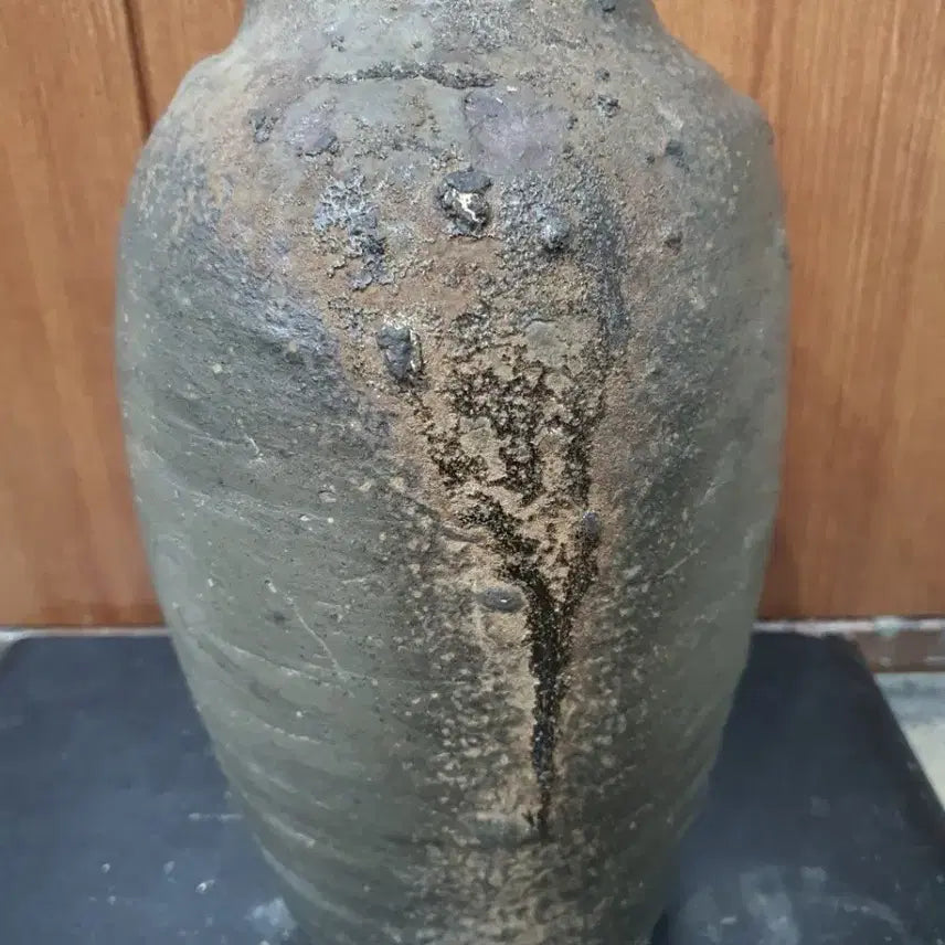 [BUNJANG] 800-Year-Old Goryeo Dynasty Large Flattened Vase / 800년 고려토기 대형 편병