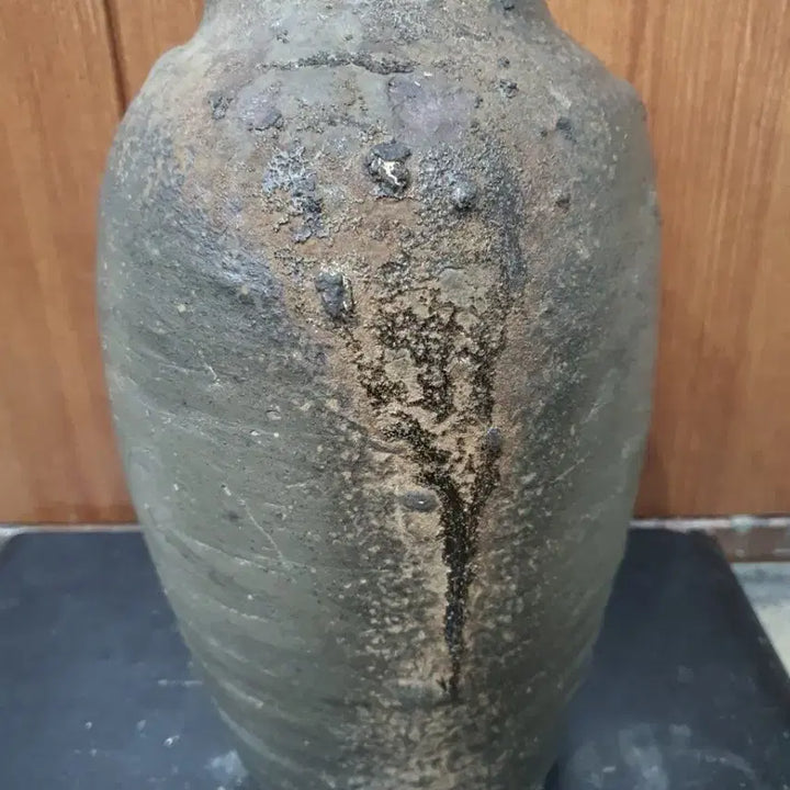 [BUNJANG] 800-Year-Old Goryeo Dynasty Large Flattened Vase / 800년 고려토기 대형 편병