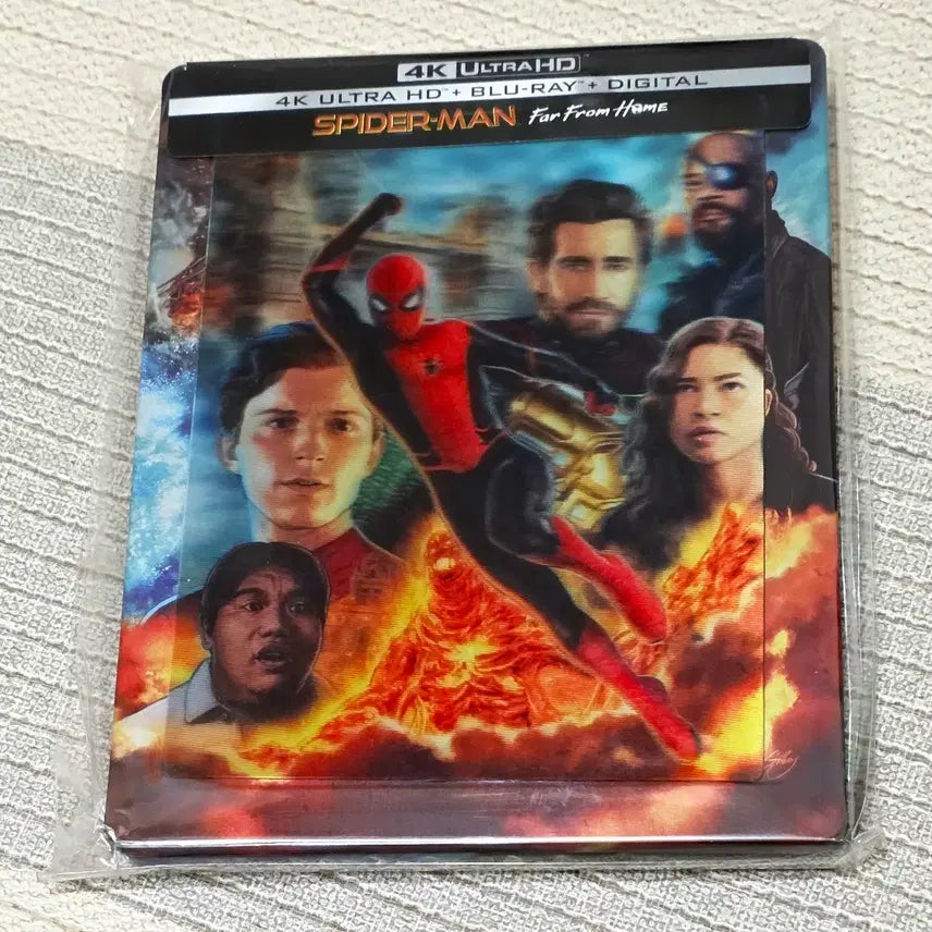[BUNJANG] Spider-Man: Far From Home 4K Lenticular Magnet Steelbook Blu-ray / 스파이더맨 파프롬홈 4K 렌티 마그넷 스틸북 블루레이