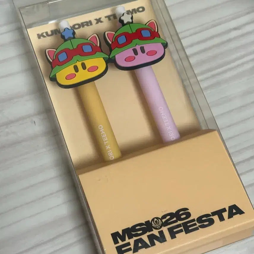 [BUNJANG] MSI Dream Character Teemo Ballpoint Pen Set / 대전 msi 꿈돌이 티모 볼펜 세트