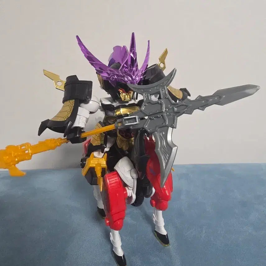 [BUNJANG] SD Sangokuden Lü Bu Torches &amp; Xuanwu Lü Bu Tenkokei (Assembly Model) / sd삼국전 여포 톨기스,현무여포 천옥개 가조립팝니다.