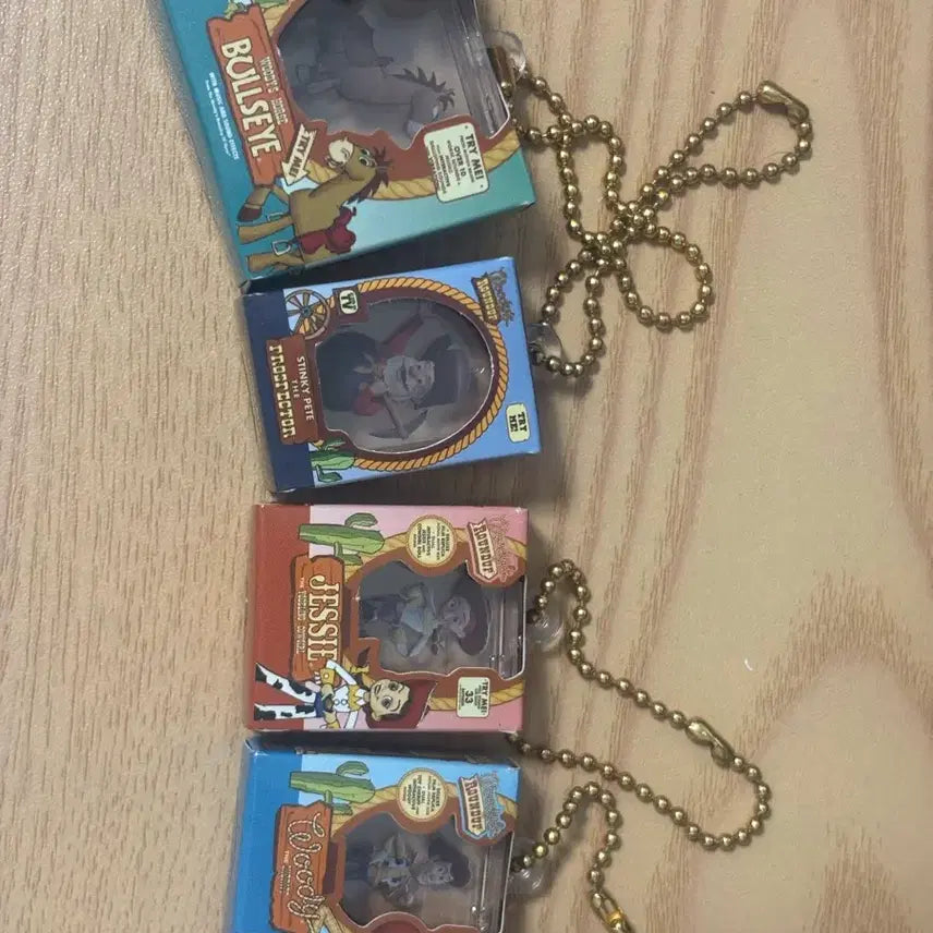 [BUNJANG] Toy Story Gacha Miniature Package Collection Set (4 Types) / 토이 스토리 가챠 미니어처 패키지 컬렉션 4종