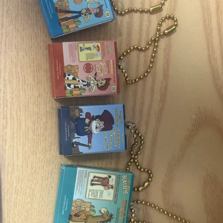 [BUNJANG] Toy Story Gacha Miniature Package Collection Set (4 Types) / 토이 스토리 가챠 미니어처 패키지 컬렉션 4종
