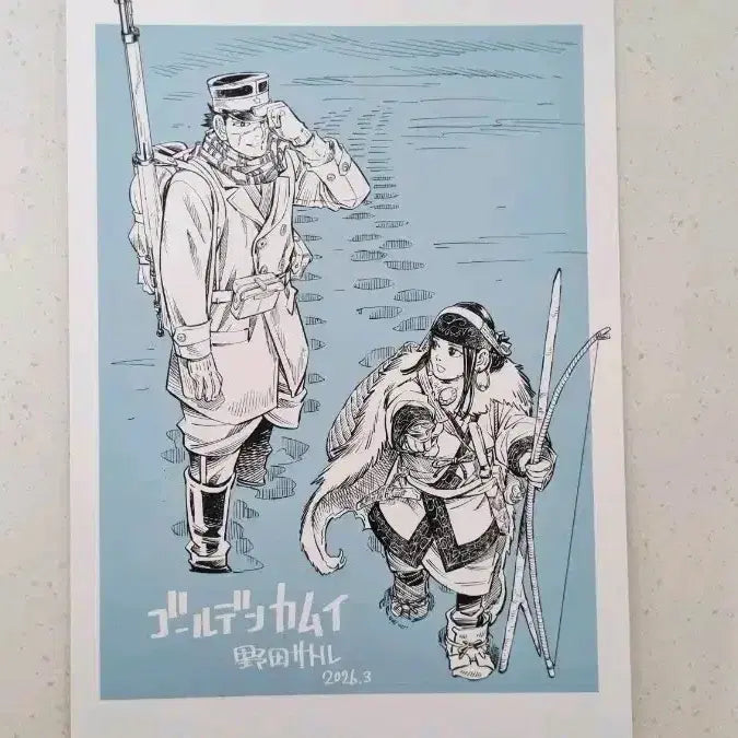 [BUNJANG] Golden Kamuy Movie Limited Edition Art Board / 골든 카무이 극장판 특전 아트보드