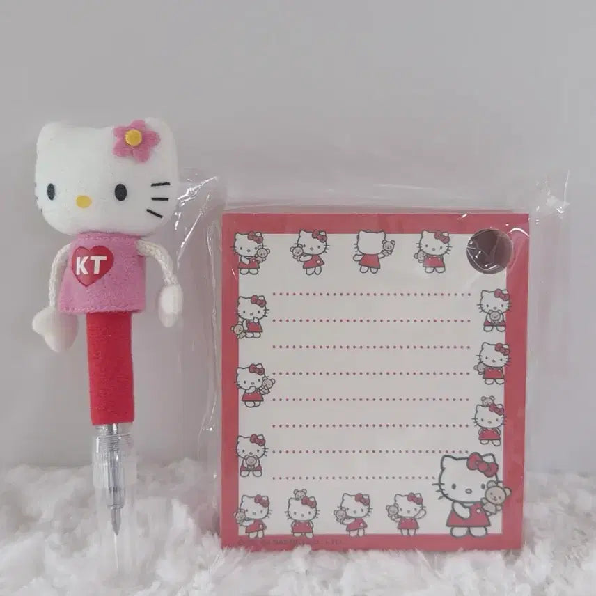 [BUNJANG] Hello Kitty Dallyangi Stationery Memo Pad Set / 헬로키티 달랑이 키티 메모지 문구세트