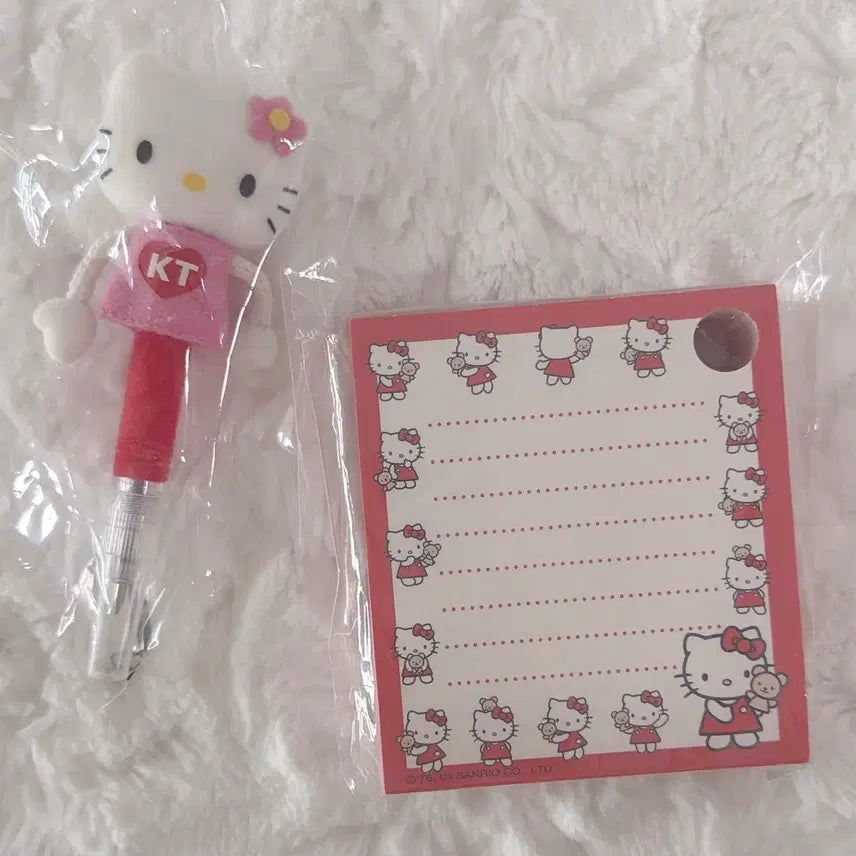 [BUNJANG] Hello Kitty Dallyangi Stationery Memo Pad Set / 헬로키티 달랑이 키티 메모지 문구세트
