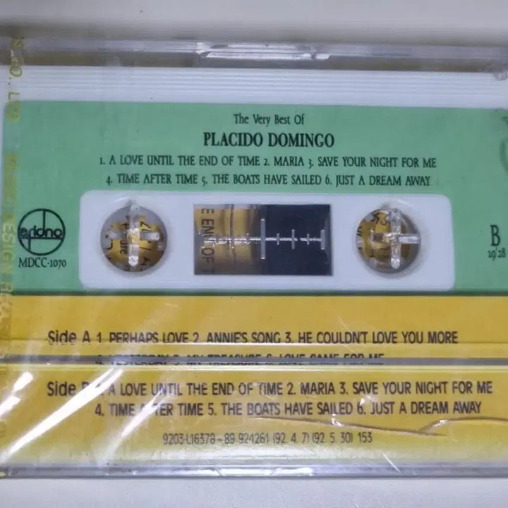 [BUNJANG] Plácido Domingo Best Unsealed Cassette Tape / 플라시도 도밍고 - 베스트 (미개봉 카세트테이프)